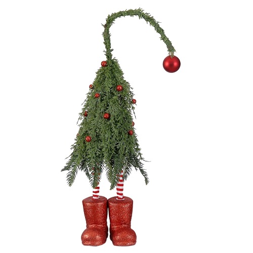   Christmas Tree w/Boots 65cm